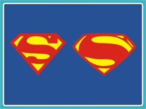 SimbSupermanLogoNew-300x225 O símbolo do Superman e o erro corrigido em Man of Steel