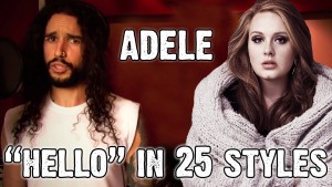HelloAdele25Styles-300x169 Vídeo da semana #5: "Hello" de Adele em 25 estilos diferentes