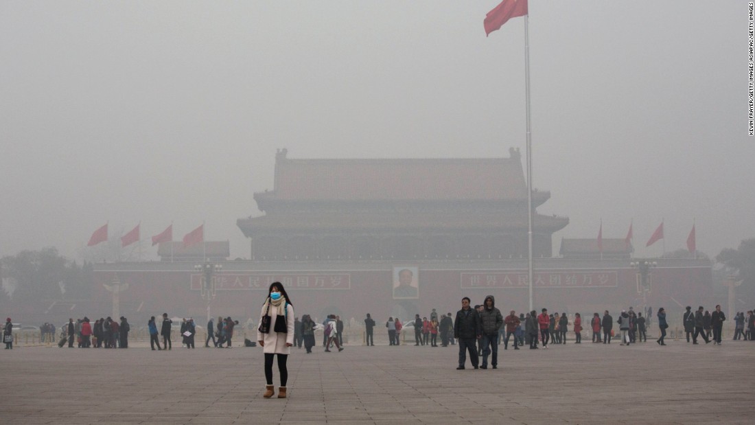 Pequim_smog A arte de Yuumei e o ambientalismo