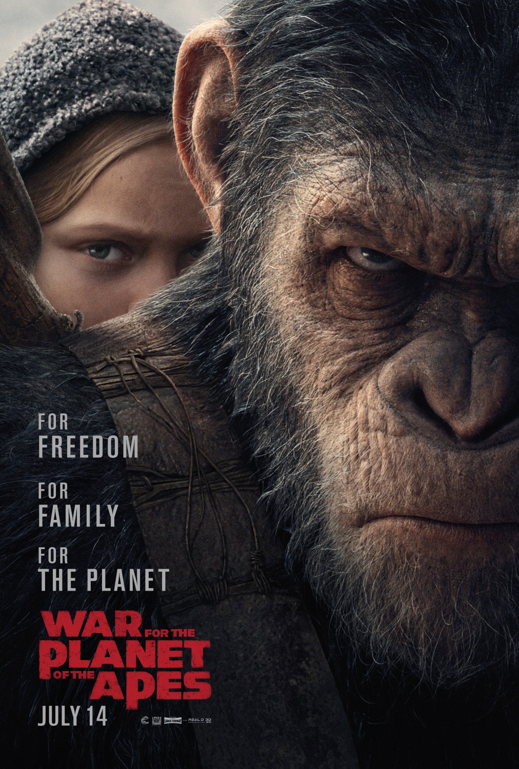 Planeta-dos-Macacos-cartaz Crítica: Planeta dos Macacos - A Guerra