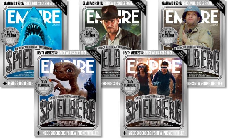 empire Revista Empire presta tributo a Steven Spielberg com 5 capas diferentes