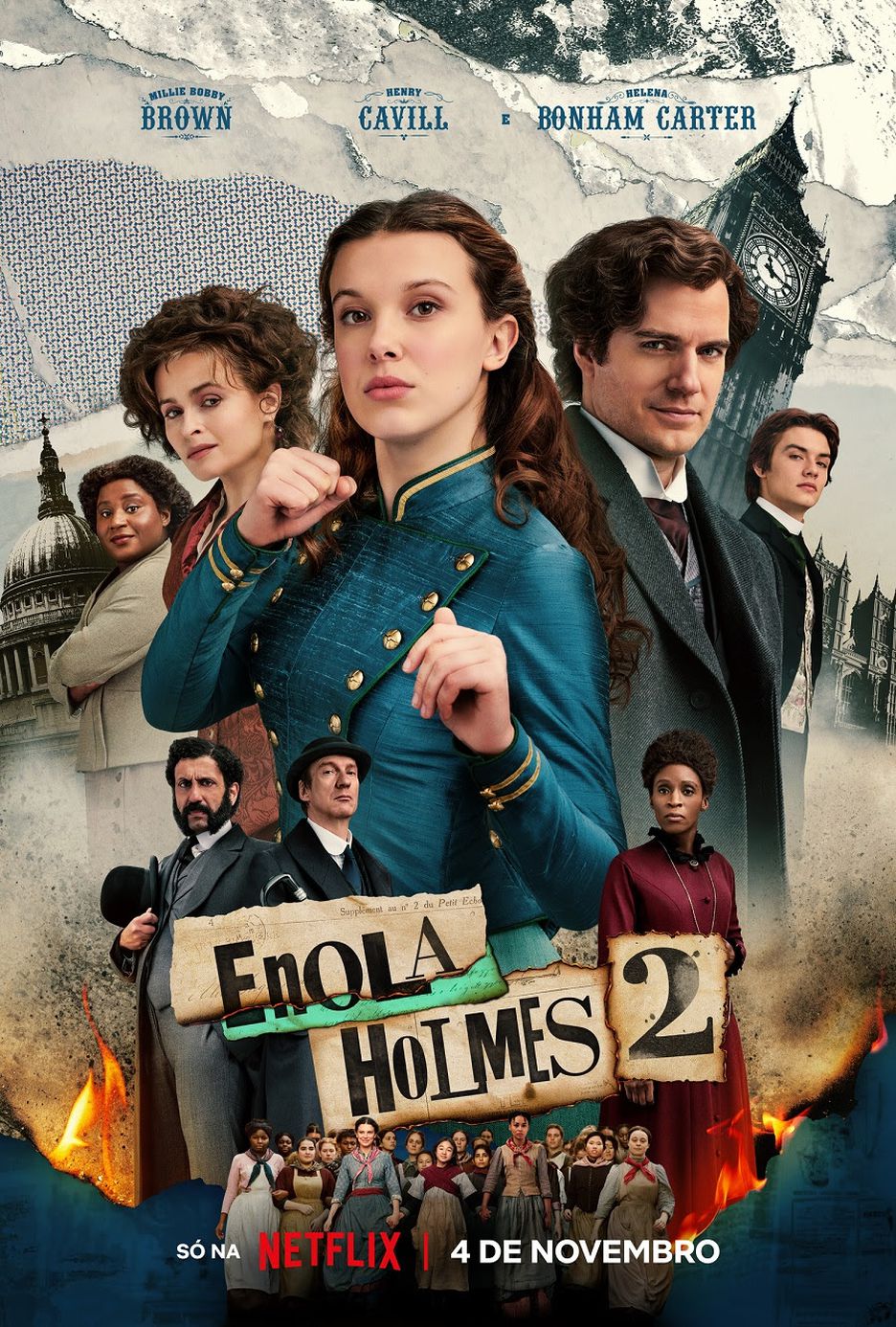 enolaholmes2 Enola Holmes 2 - Pôster e trailers e data de lançamento divulgados