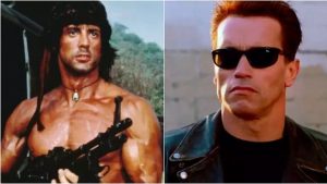 Stallone-e-Schwarzenegger-300x169 20ª Dica p/ Novos Jogadores – BGs modernos pré-Catan - Anos 80