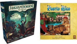 Arkham-Horror-Card-Game-e-Puerto-Rico-Caixa-300x173 Jogos Narrativos e IAs Avançadas, Uma Mistura Interessante