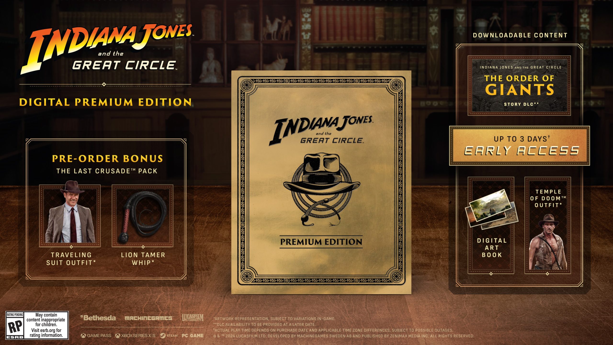 premium-1 Indiana Jones e o Grande Círculo ganha trailers, data e... versão Playstation!