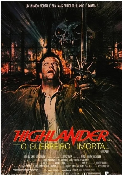 high-poster Highlander - O Guerreiro Imortal - Completa 40 anos